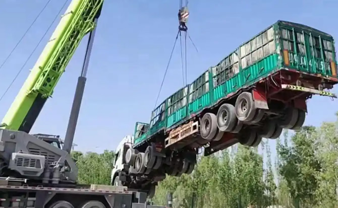 武平道路脱困救援案例
